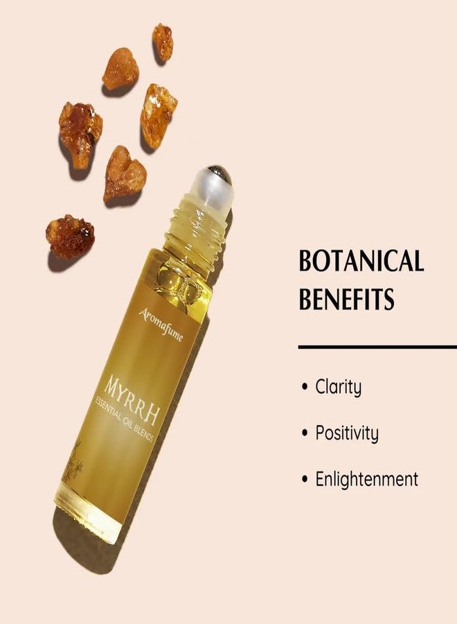 Aromafume Resin (Myrrha) Essential Oil Roll-On Blend by Aromafume | 10ml / 0.33 fl oz | Made with Commiphora Myrrha Extracts | Ideal for Aromatherapy, Meditation, Spiritual Wellness | Non-Toxic | Resin Incense - Image 3